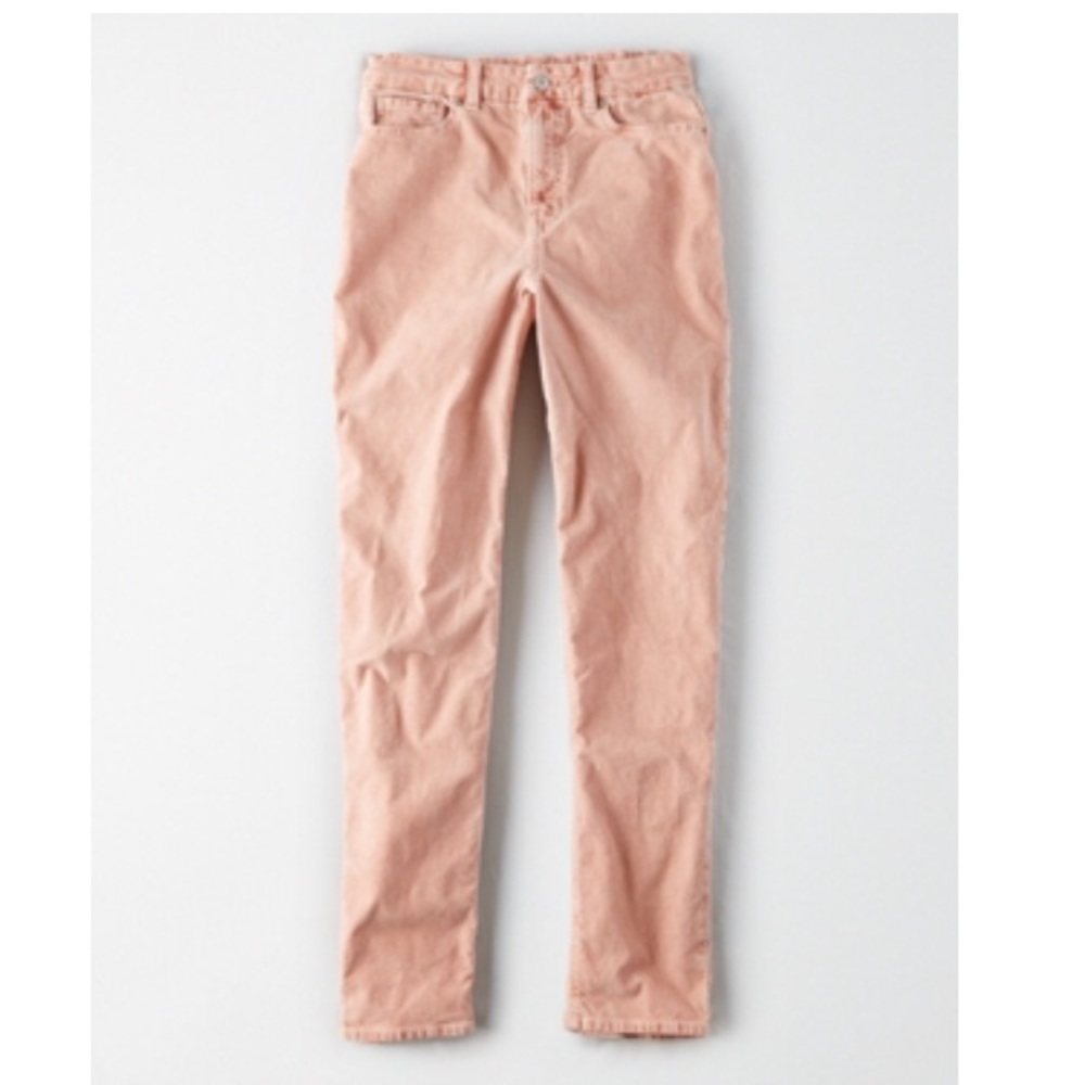 AE curvy corduroy mom jean